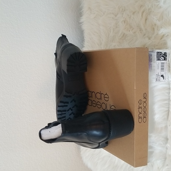 Andrew Assous Black Ankle Boots - Picture 2 of 4